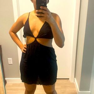 Mini black dress size medium